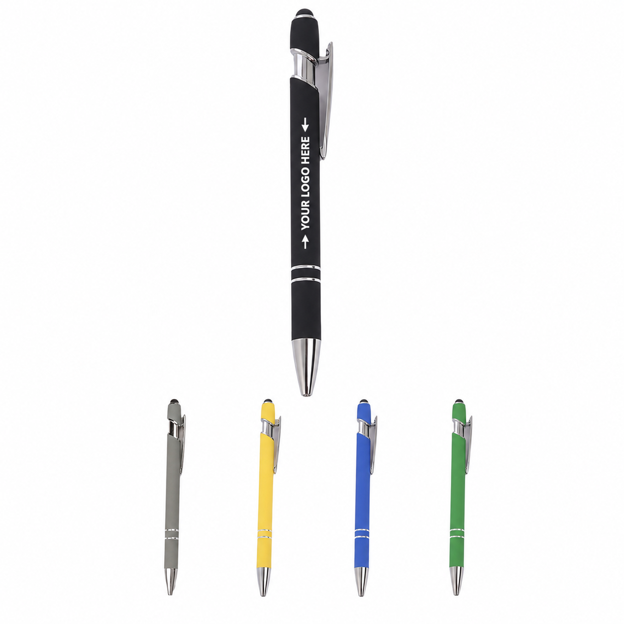 Soft-Touch Aluminum Stylus Ballpoint Pen