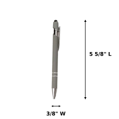 Soft-Touch Aluminum Stylus Ballpoint Pen
