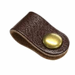 Soft Leather Cable Organizer Strap