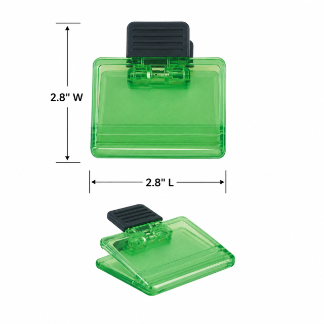 Square Magnetic Utility Memo Clip