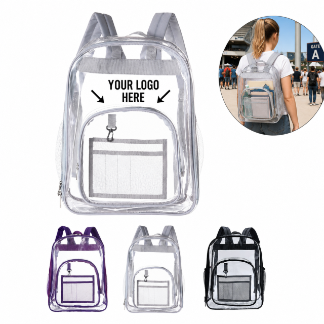Transparent PVC Concert Backpack