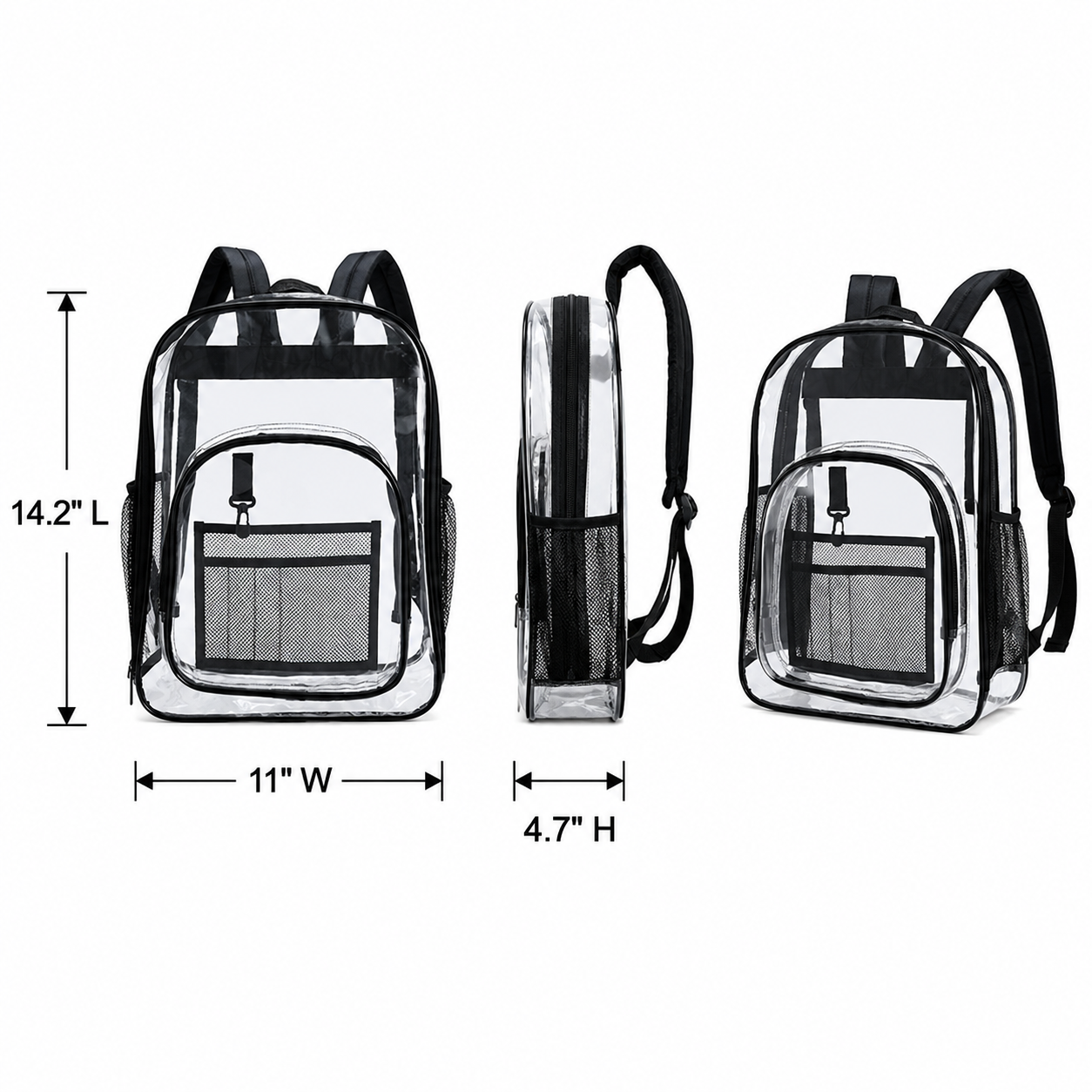Transparent PVC Concert Backpack