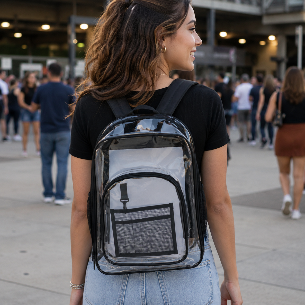 Transparent PVC Concert Backpack