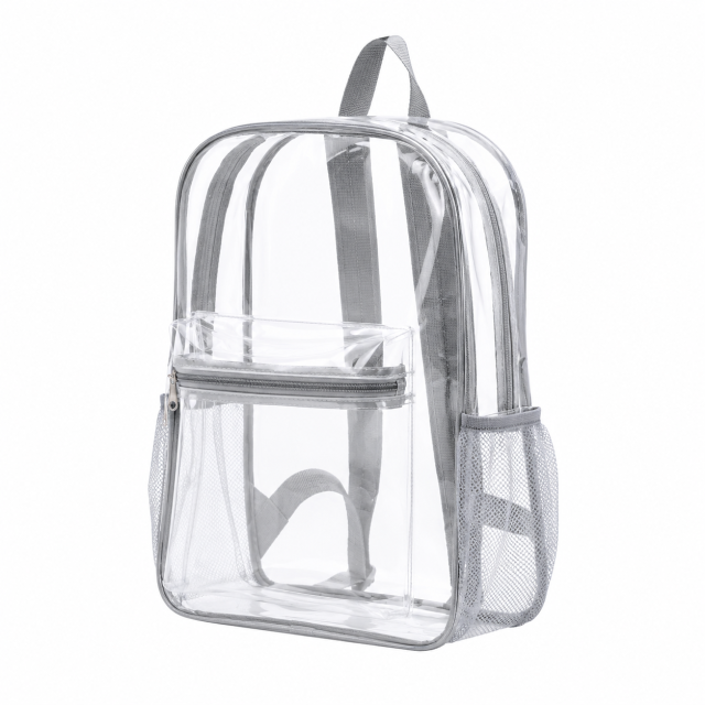 Transparent PVC Multi-Pocket Backpack