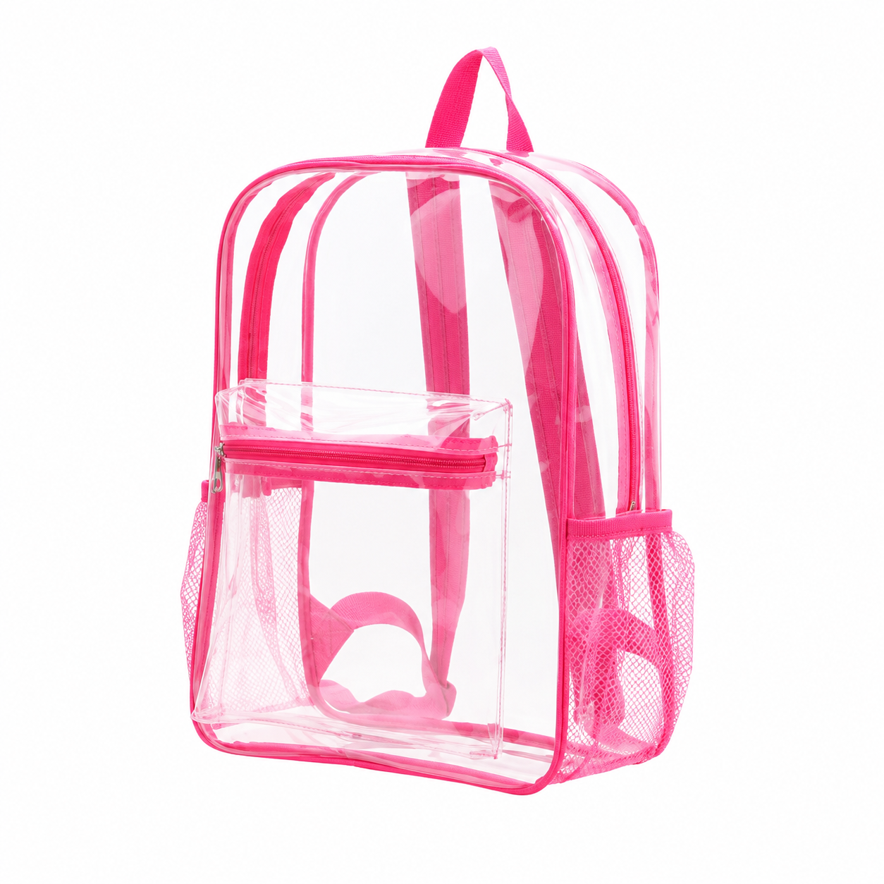 Transparent PVC Multi-Pocket Backpack