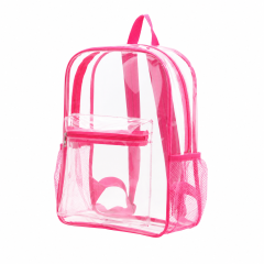 Transparent PVC Multi-Pocket Backpack