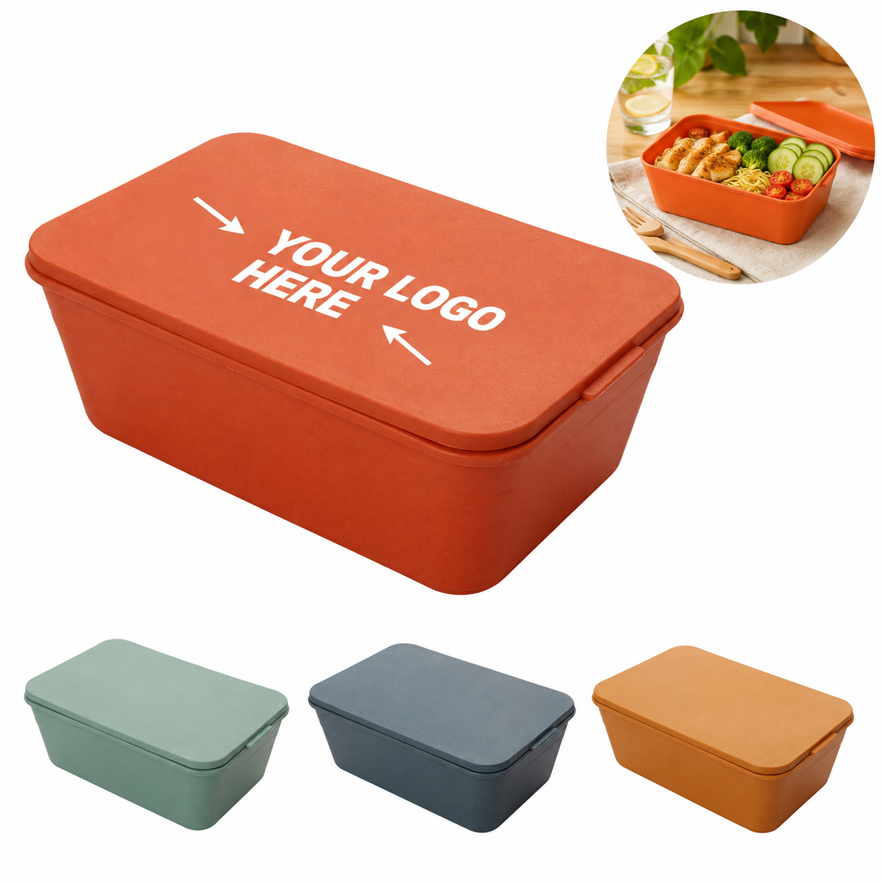 Wheat Straw Multipurpose Food Storage Box