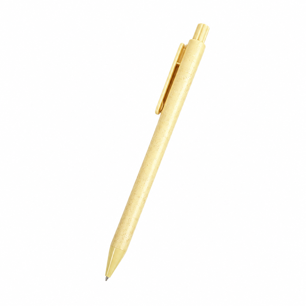 Wheat Straw Retractable Cat Paw Ballpoint Pen