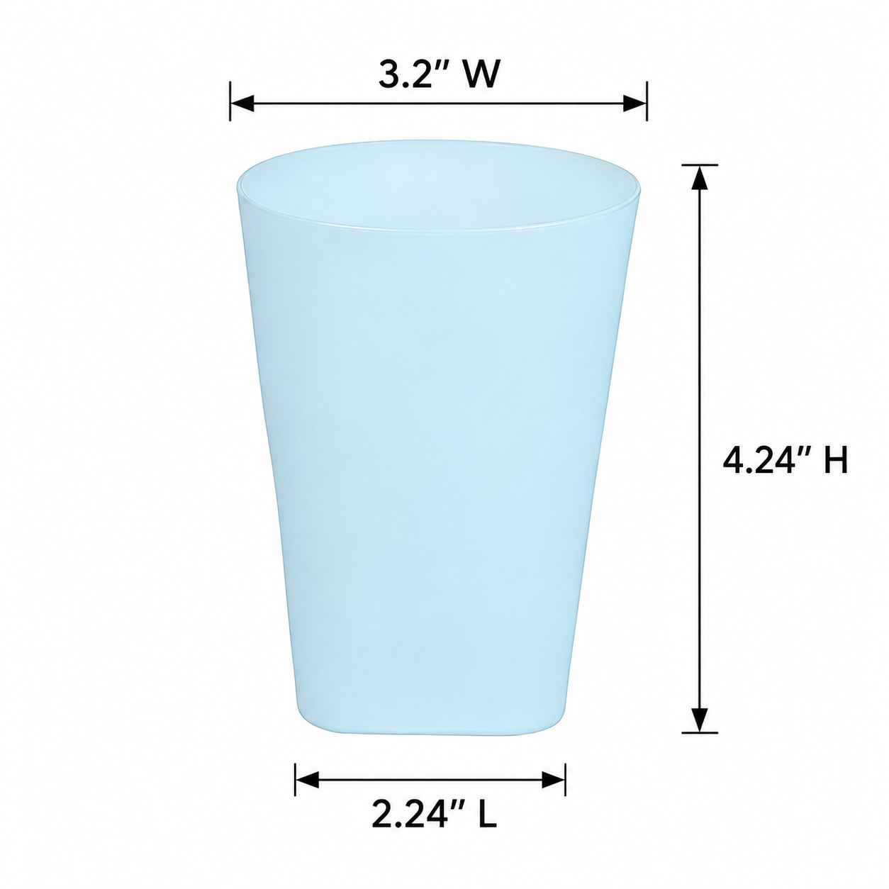 10 Oz Plastic Mouthwash Rinse Cup