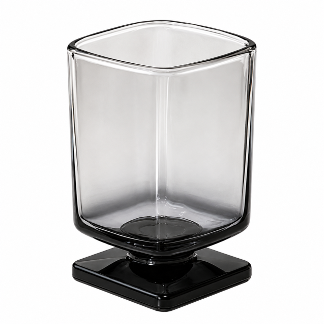 6 Oz Square Short-Stem Drinking Glass