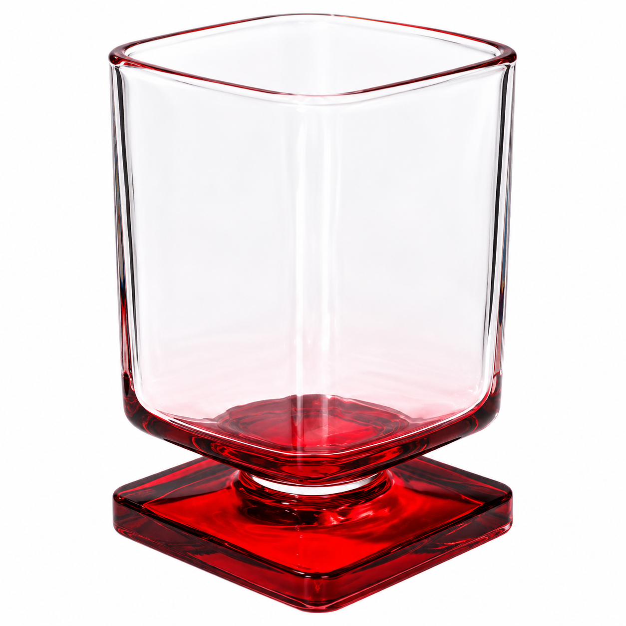 6 Oz Square Short-Stem Drinking Glass