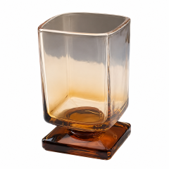 6 Oz Square Short-Stem Drinking Glass