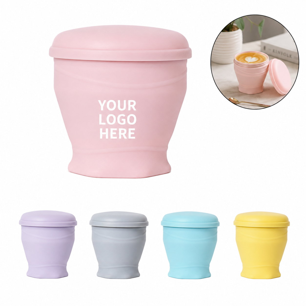 6oz Collapsible Silicone Travel Cup