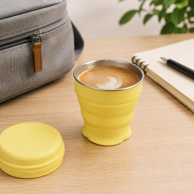 6oz Collapsible Silicone Travel Cup