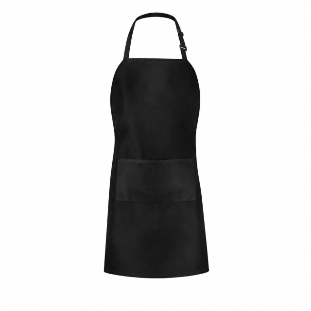 Adjustable Buckle Waterproof Bib Apron with Two Pockets