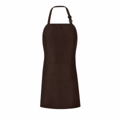 Adjustable Buckle Waterproof Bib Apron with Two Pockets