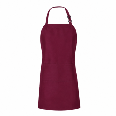 Adjustable Buckle Waterproof Bib Apron with Two Pockets