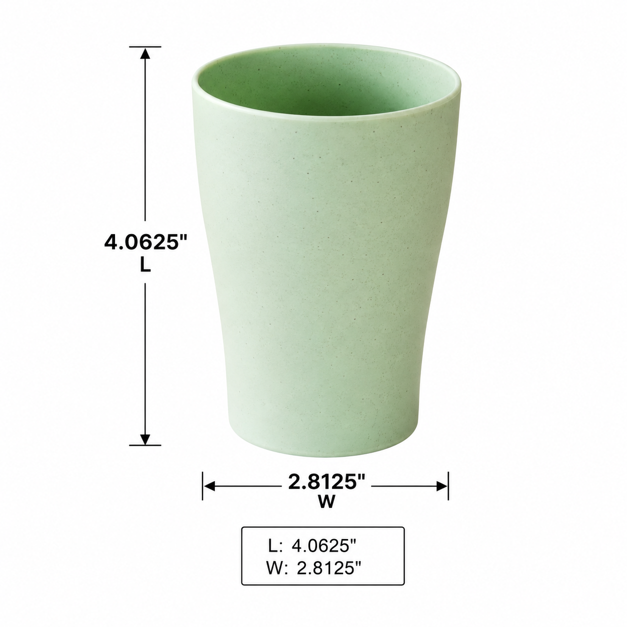 Eco-Friendly Wheat Straw Composite Tumbler