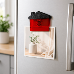 House-Shaped Magnetic Memo Clip
