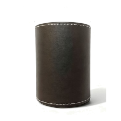 Premium Synthetic Leather Desktop Pen Holder