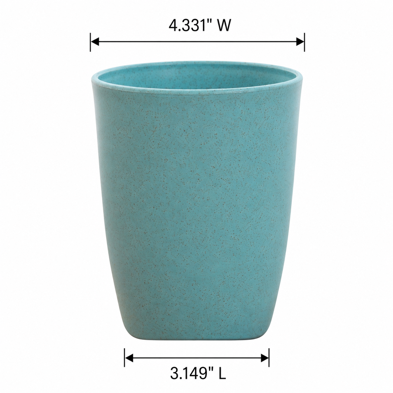 Reusable Speckled Wheat Straw Drinking Cup