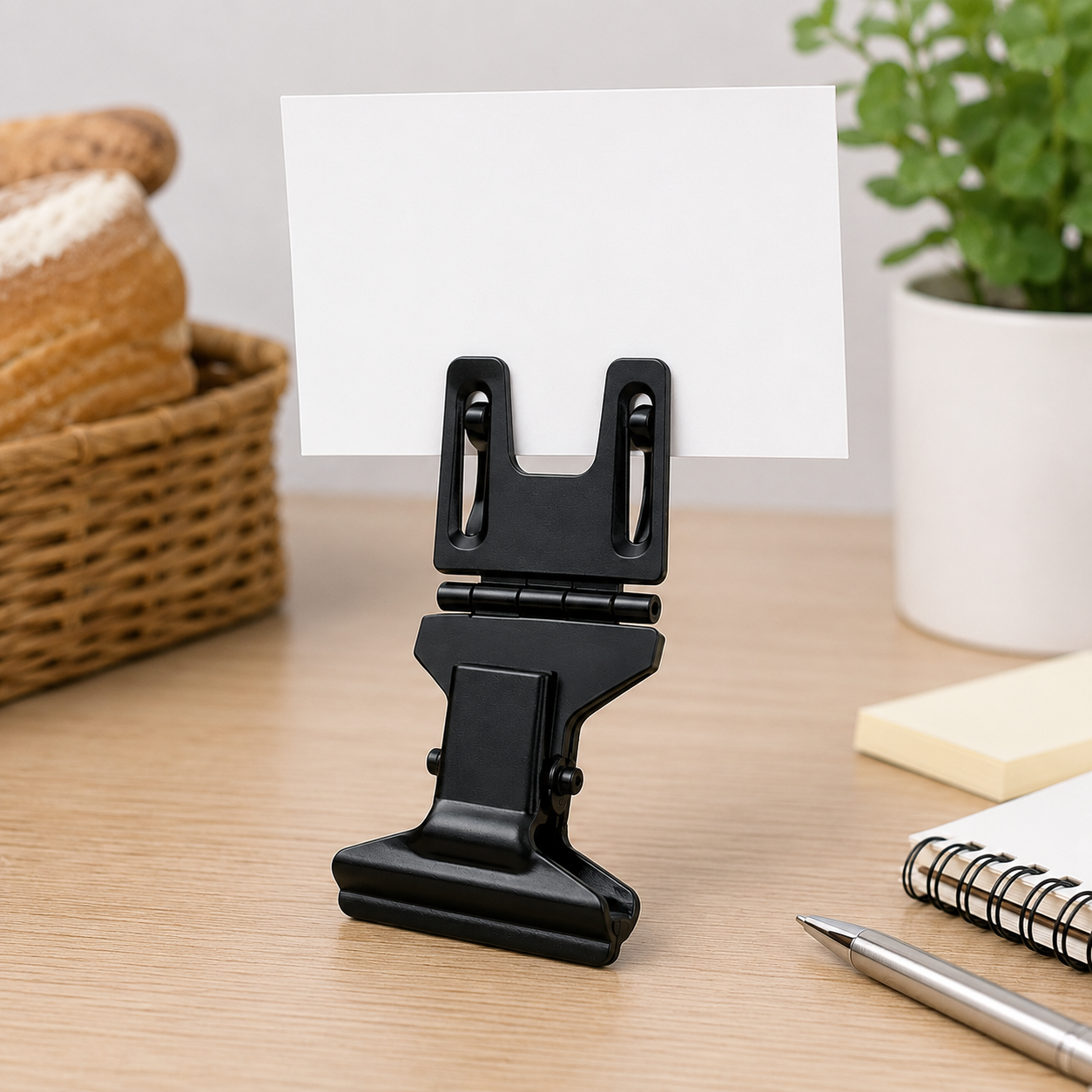 Rotating Metal Sign And Label Display Clip