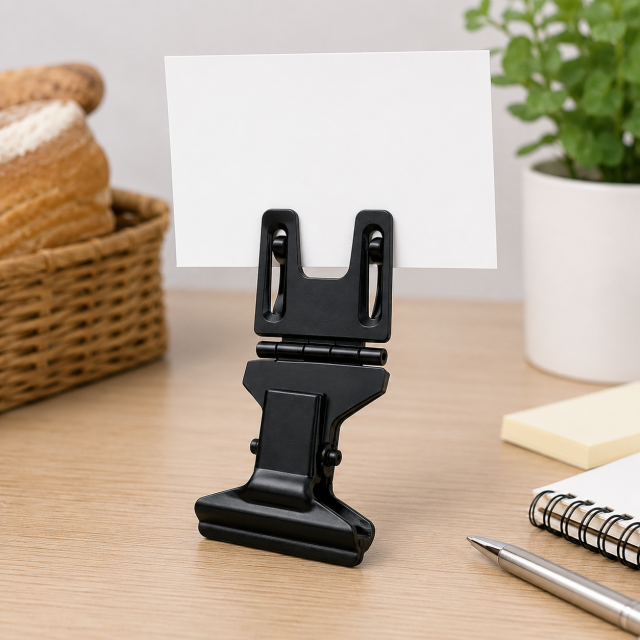 Rotating Metal Sign And Label Display Clip