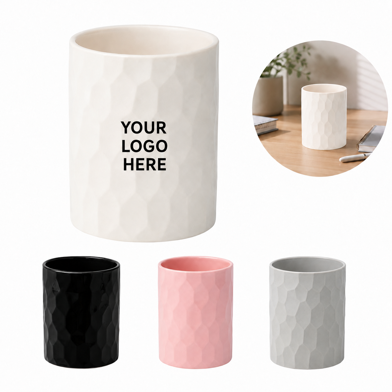 Silicone Desktop Pen Holder