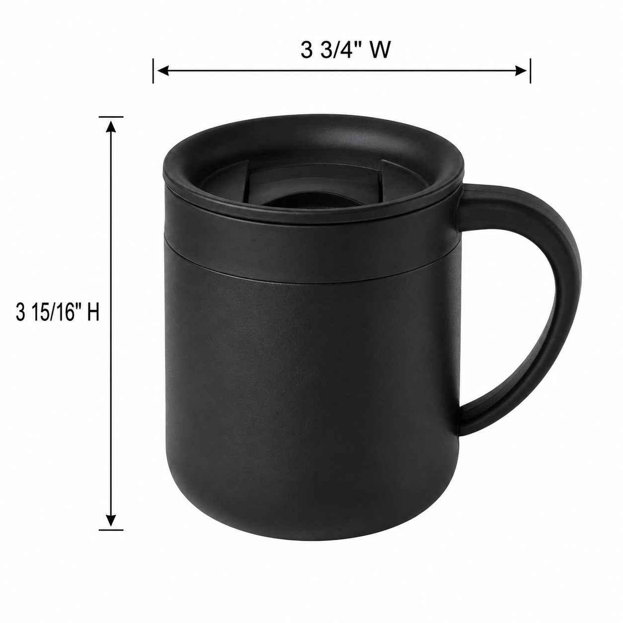 10 Oz Vacuum Insulated Coffee Mug With Handle