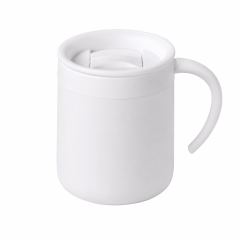 10 Oz Vacuum Insulated Coffee Mug With Handle