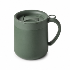 10 Oz Vacuum Insulated Coffee Mug With Handle