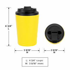 12 Oz Double-Wall Stainless Steel Insulated Coffee Cup