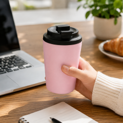 12 Oz Double-Wall Stainless Steel Insulated Coffee Cup