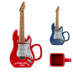 15 Oz Guitar Style Ceramic Coffee Mug