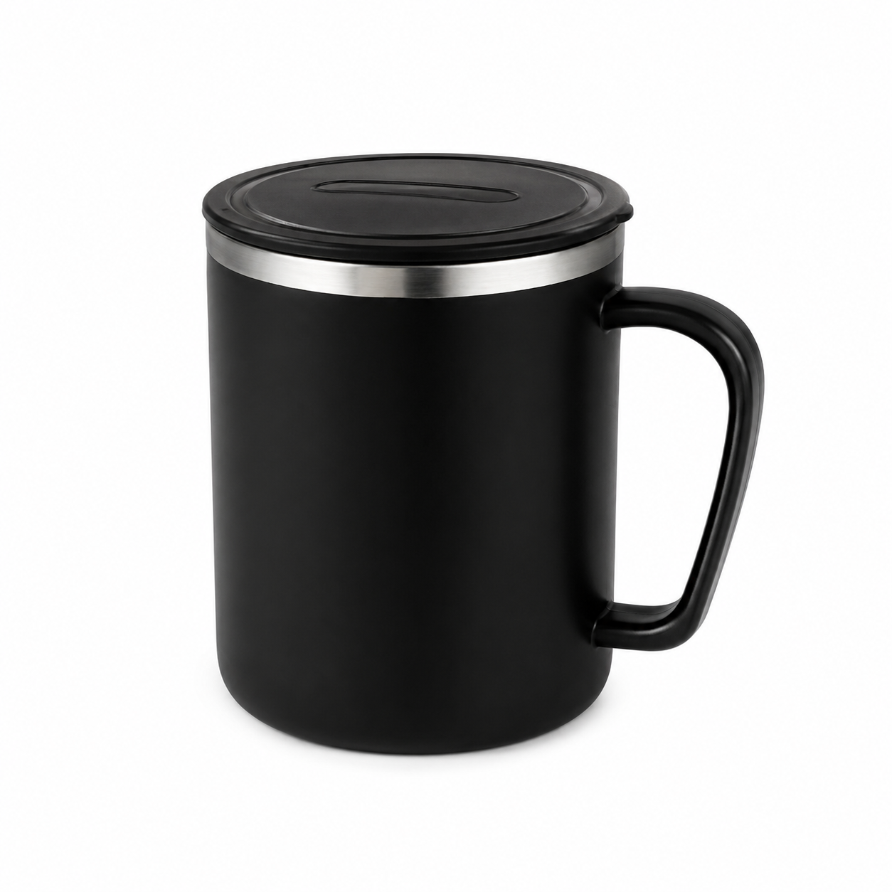 16 Oz Vacuum Insulated Coffee Mug With Handle