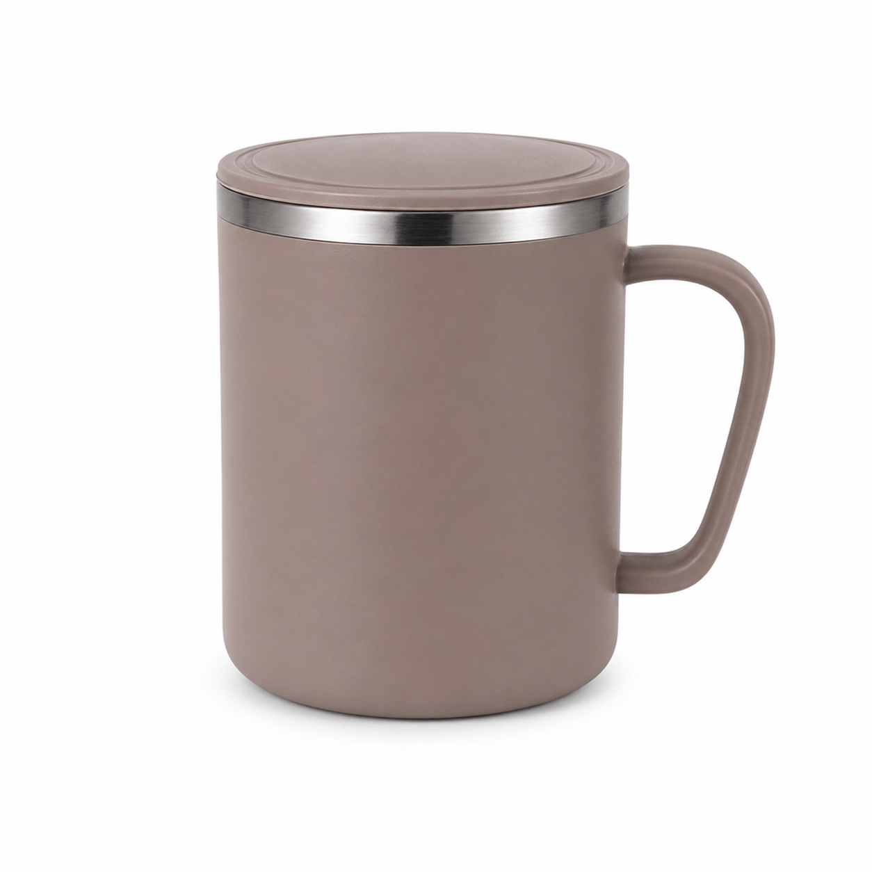 16 Oz Vacuum Insulated Coffee Mug With Handle