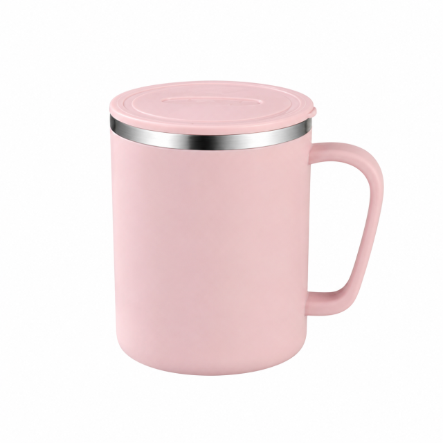 16 Oz Vacuum Insulated Coffee Mug With Handle