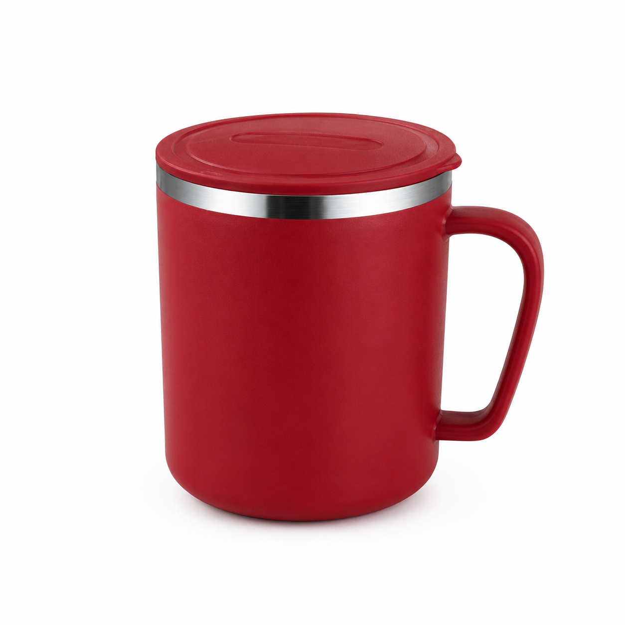16 Oz Vacuum Insulated Coffee Mug With Handle