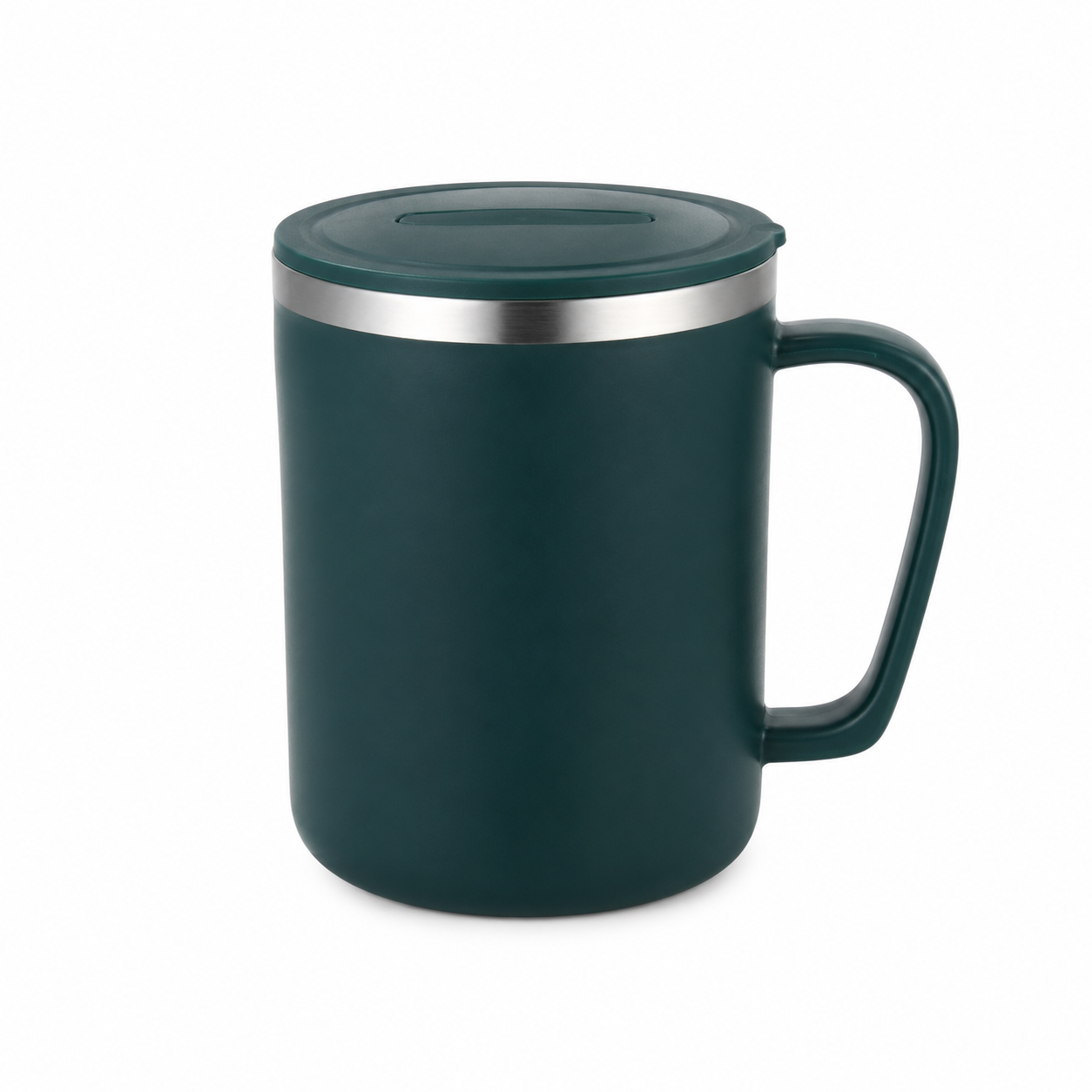 16 Oz Vacuum Insulated Coffee Mug With Handle