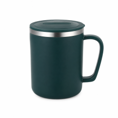 16 Oz Vacuum Insulated Coffee Mug With Handle