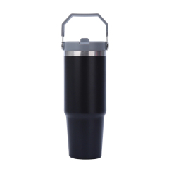 30Oz Tumbler With Handle Stainless Steel Insulated Cup