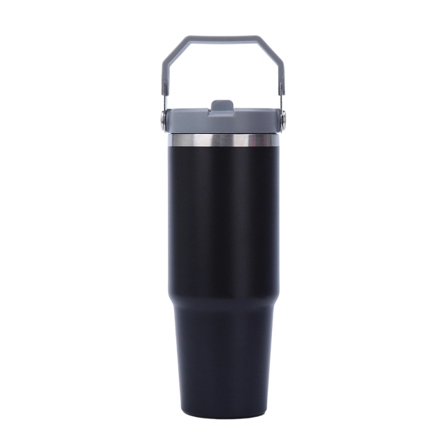 30Oz Tumbler With Handle Stainless Steel Insulated Cup