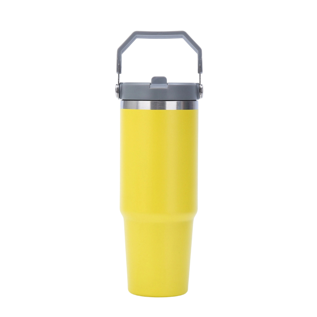 30Oz Tumbler With Handle Stainless Steel Insulated Cup