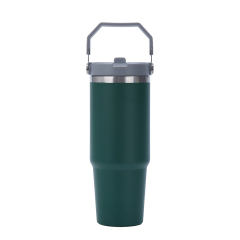 30Oz Tumbler With Handle Stainless Steel Insulated Cup