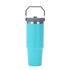 30Oz Tumbler With Handle Stainless Steel Insulated Cup