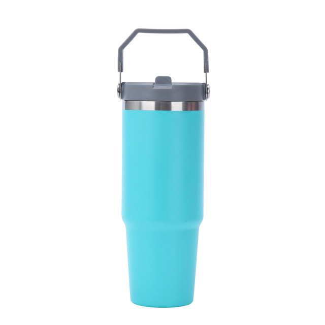 30Oz Tumbler With Handle Stainless Steel Insulated Cup