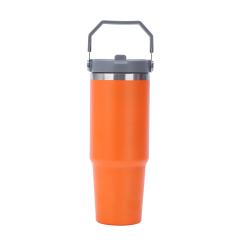 30Oz Tumbler With Handle Stainless Steel Insulated Cup