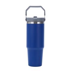 30Oz Tumbler With Handle Stainless Steel Insulated Cup