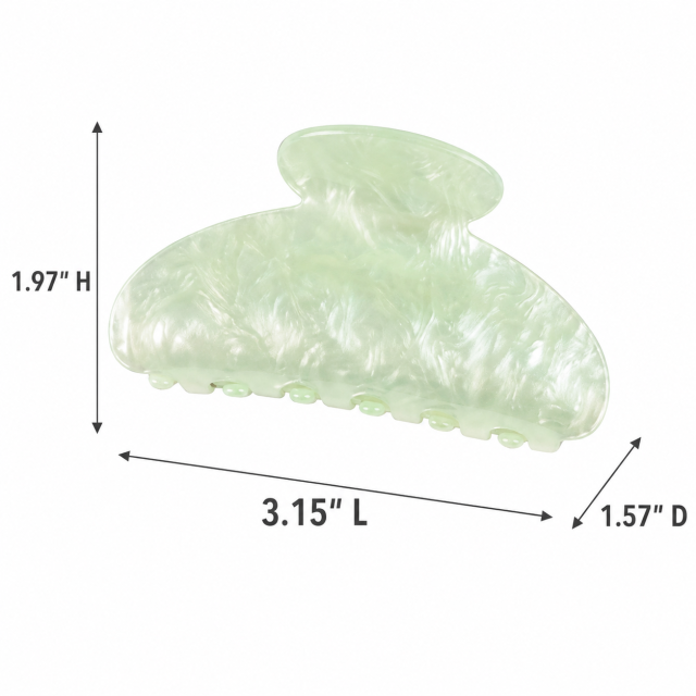 3.15 Inch Acrylic Hair Claw Clips