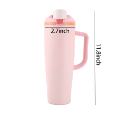 40Oz Tumbler With Handle Stainless Steel Insulated Mug